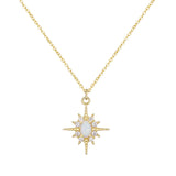 Load image into Gallery viewer, Opal Dainty Necklace