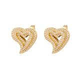 Load image into Gallery viewer, Heart Earrings Stud Earrings for Women